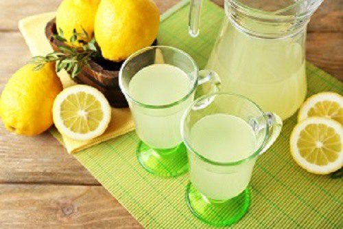 Glasses of Lemon Juice