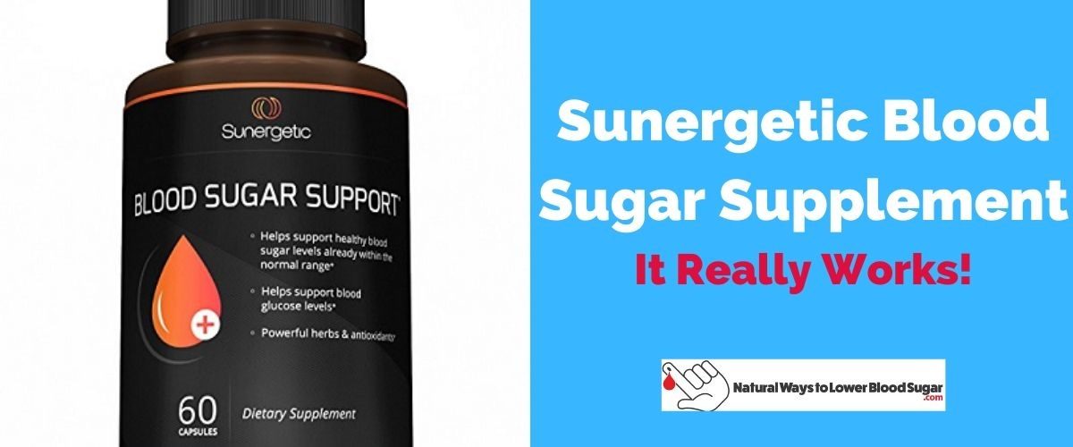 Sunergetic Blood Sugar Supplement