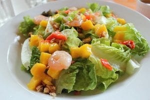 Shrimp Salad With Nectarine