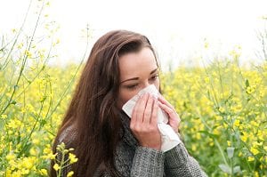 Woman With Hay Fever