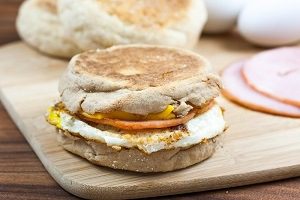 Egg Sandwich on English Muffin