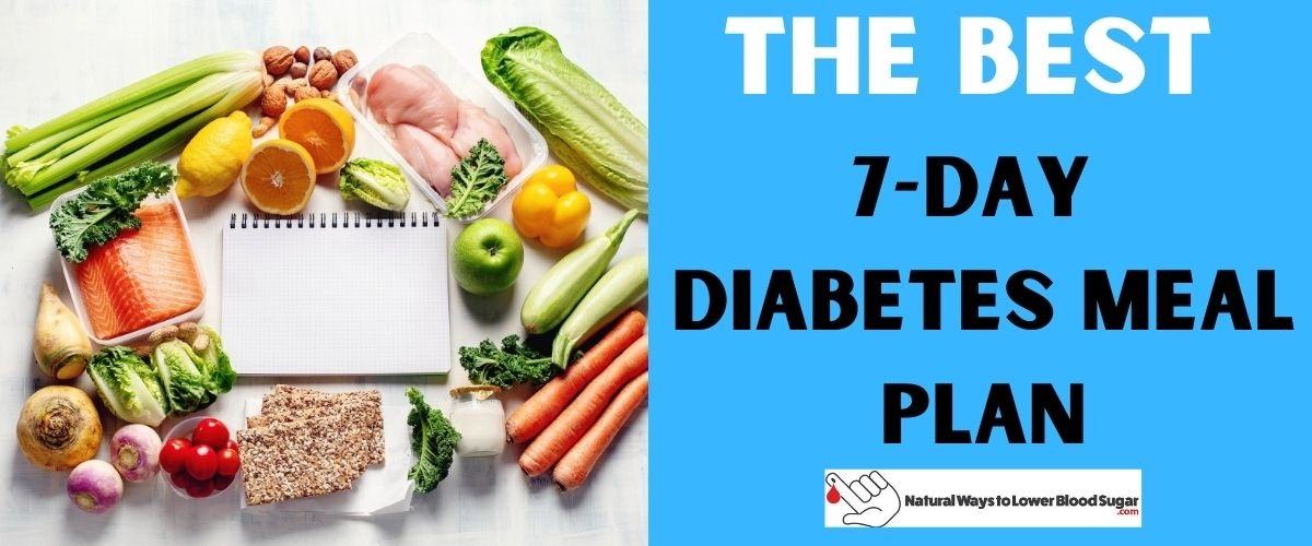 The Best 7 Day Diabetes Meal Plan Featured Image
