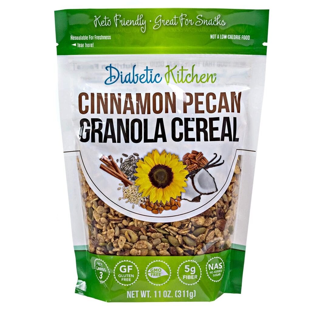 Diabetic Kitchen Cinnamon Pecan Granola Cereal
