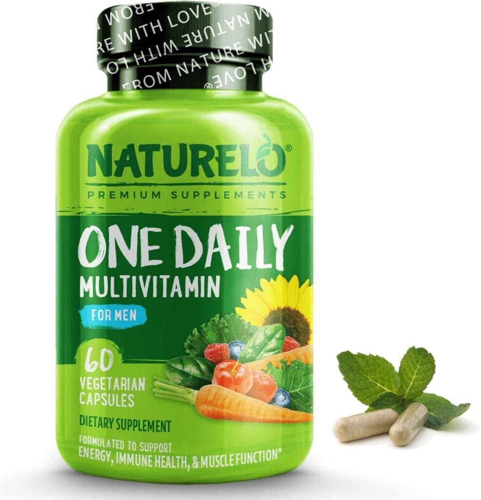 NATURELO One Daily Multivitamins for Men - with Vitamins & Minerals