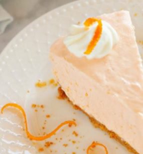 Orange Swirled Cheesecake