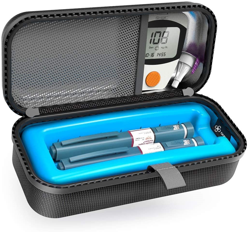 SHBC Insulin Pen Carrying Case Portable Medical Cooler Bag for Diabetes