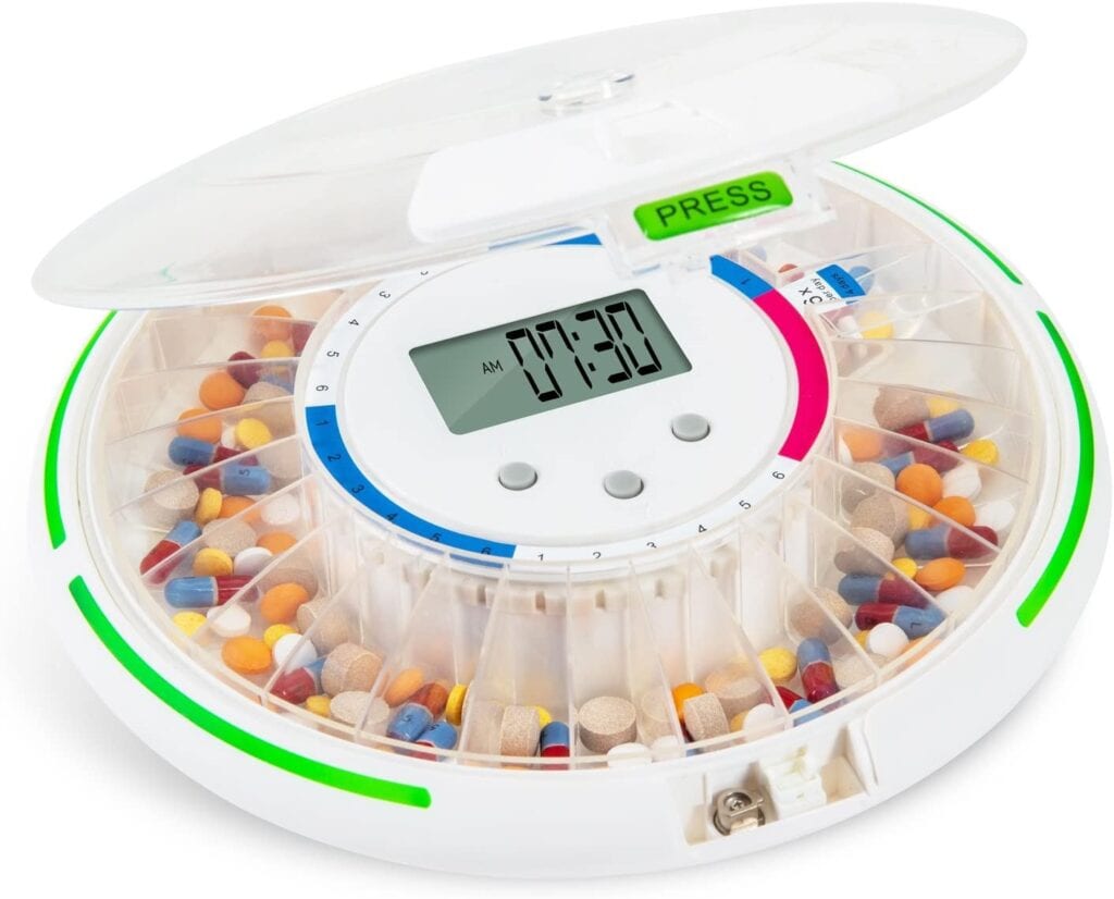 Medication Reminders for Elderly - Live Fine Bluetooth Pill Dispenser